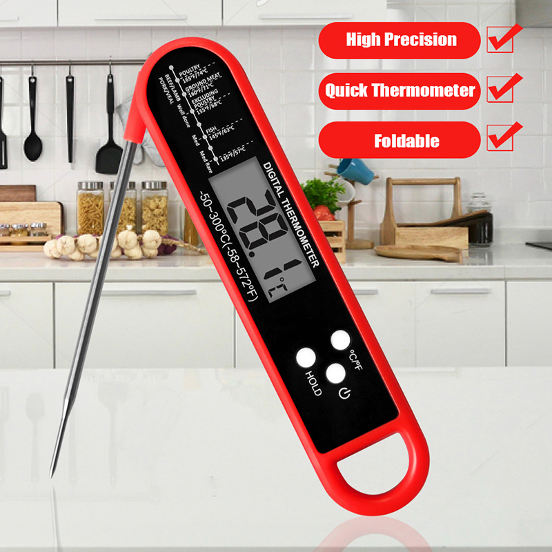 Foldable Meat Thermometer Digi - Thermometer Digital recension och pris