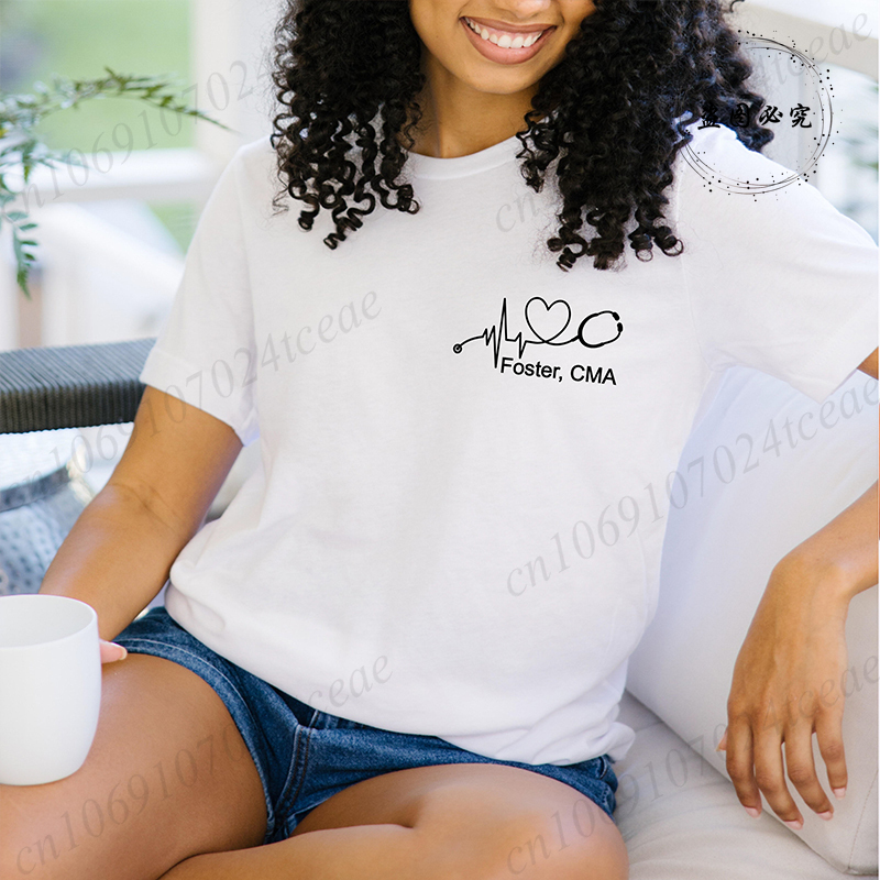 Custom Name Nurse Shirt Stetho - Stethoscope recension och pris
