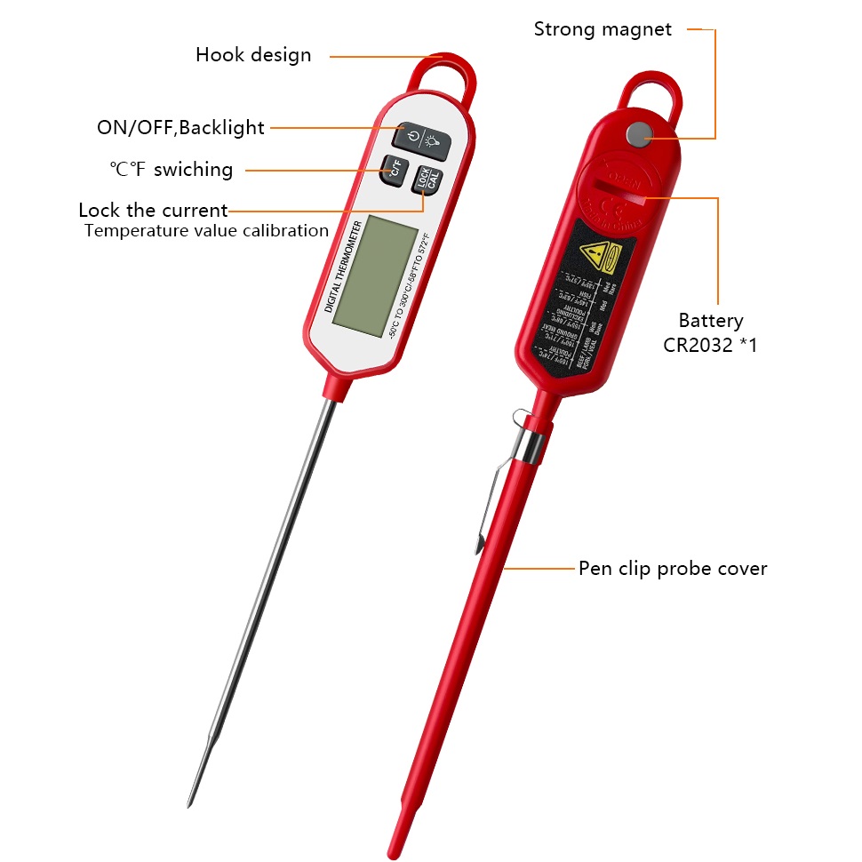 Digital Meat Thermometer  Inst - Thermometer Digital recension och pris