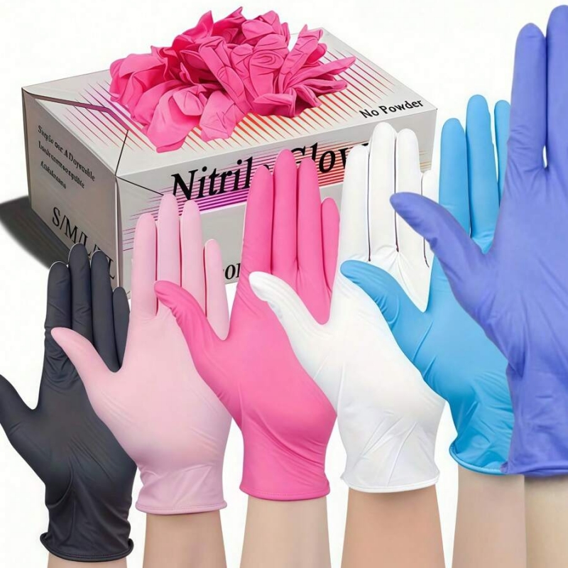 100PCS Disposable Nitrile Glov - Medical Gloves recension och pris