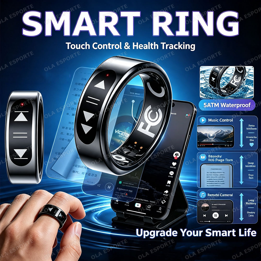 New Touch Control Smart Ring E - Blood Pressure Monitor recension och pris