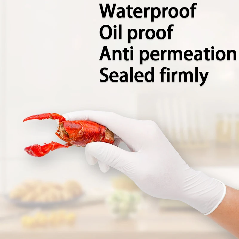 White Nitrile Disposable Glove - Medical Gloves recension och pris